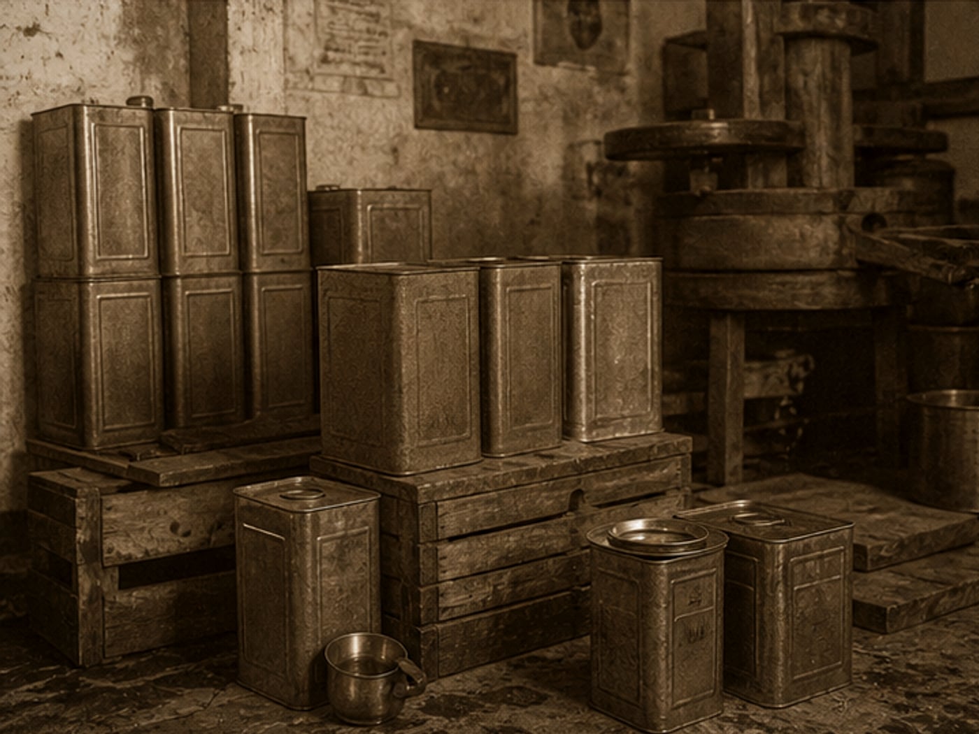 1970s — A second oil, a second press