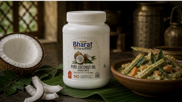 Coconut oil for Kerala's avial — the technique