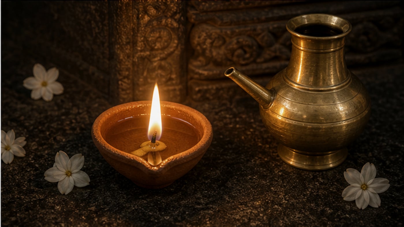 Why a clay diya needs an old oil, not a new one
