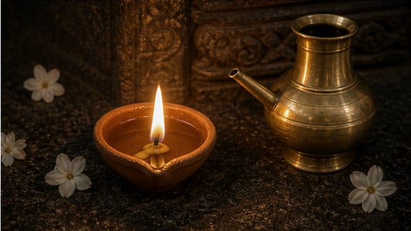 Why a clay diya needs an old oil, not a new one