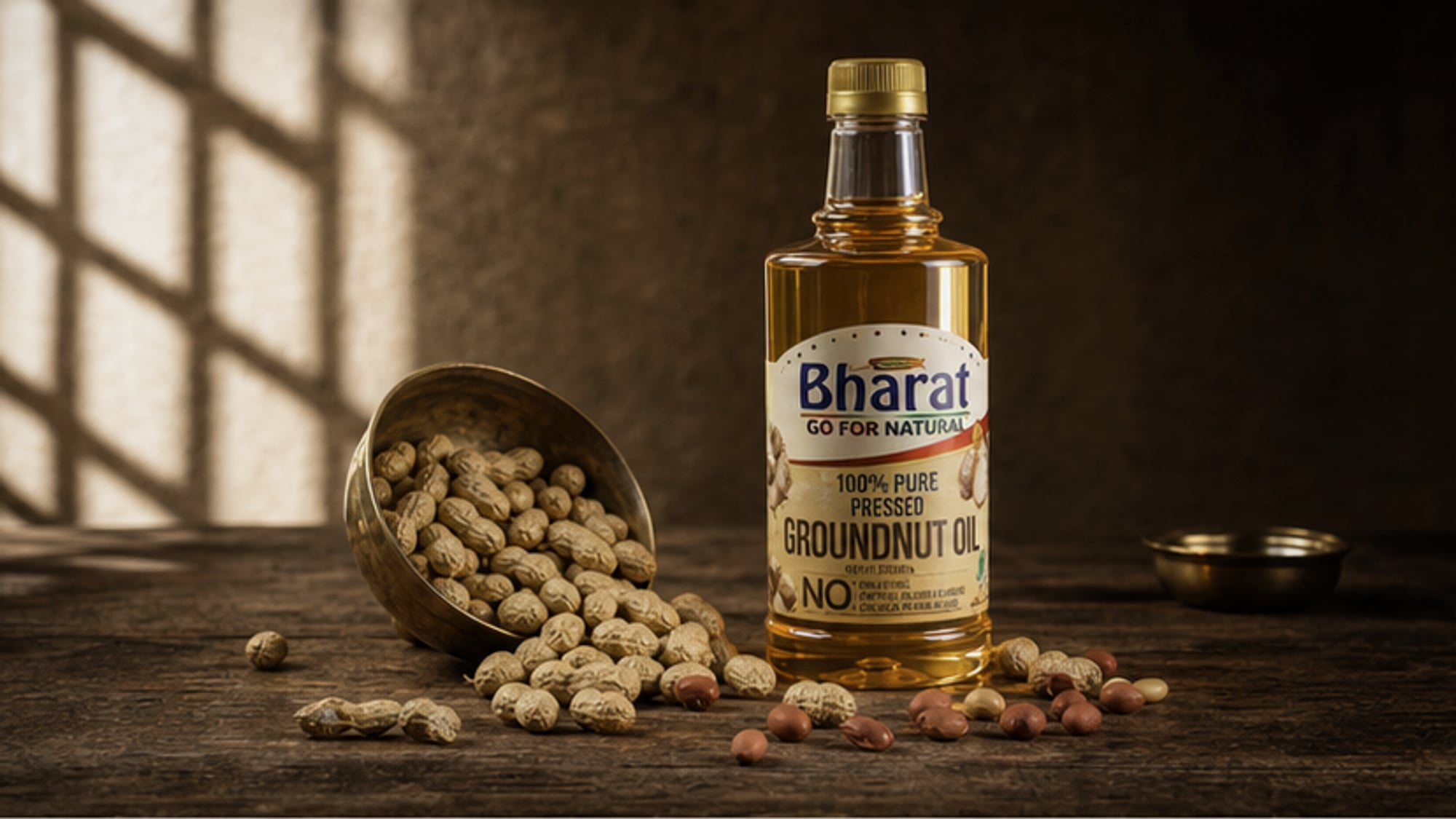 Groundnut oil scene