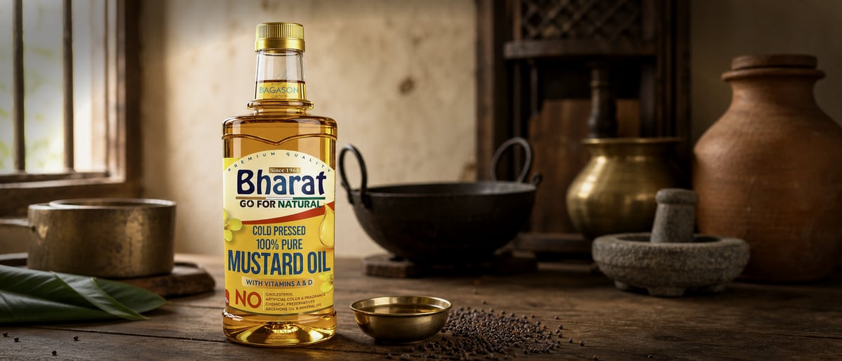 Mustard oil in the kitchen