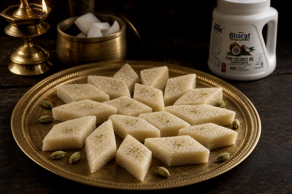 Nariyal Barfi recipe